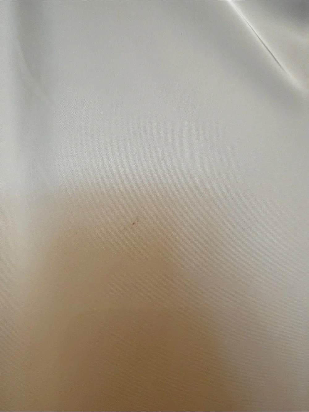 Classic Cream Satin Midi Skirt - Picture 2 of 4